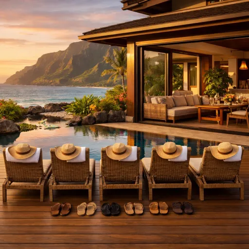 Elegant family stays in Kauai for a family of five